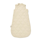 Little Green Sheep Organic Quilt Baby Sleeping Bag in Linen with Cocoa - 2.5 Tog