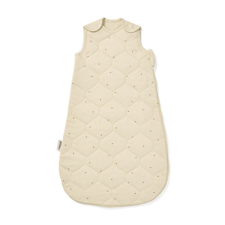 Little Green Sheep Organic Quilt Baby Sleeping Bag in Linen with Cocoa - 2.5 Tog