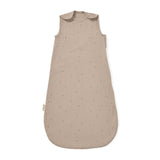 Little Green Sheep Organic Quilt Baby Sleeping Bag in Truffle with Cocoa - 1.0 Tog