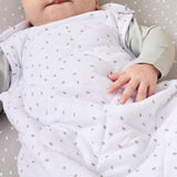 Little Green Sheep Organic Baby Sleeping Bag White Rice- 2.5 Tog