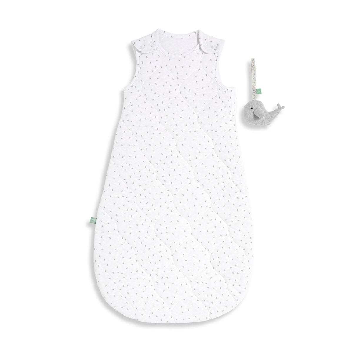 Little Green Sheep Organic Baby Sleeping Bag White Rice- 2.5 Tog