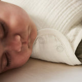 Little Green Sheep Organic Muslin Baby Sleeping Bag in Ecru - 1.0 Tog