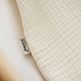 Little Green Sheep Organic Muslin Baby Sleeping Bag in Ecru - 1.0 Tog