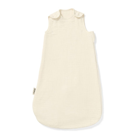 Little Green Sheep Organic Muslin Baby Sleeping Bag in Ecru - 1.0 Tog