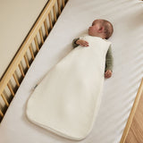 Little Green Sheep Organic Muslin Baby Sleeping Bag in Ecru - 1.0 Tog
