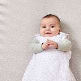 Little Green Sheep Organic Baby Sleeping Bag White Rice - 1.0 Tog