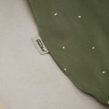 Little Green Sheep Organic Quilt Baby Sleeping Bag in Juniper with Sage Rice - 1.0 Tog