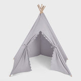 Little Green Sheep Kids Teepee Play Tent - Grey