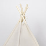 Little Green Sheep Kids Teepee Play Tent - Linen