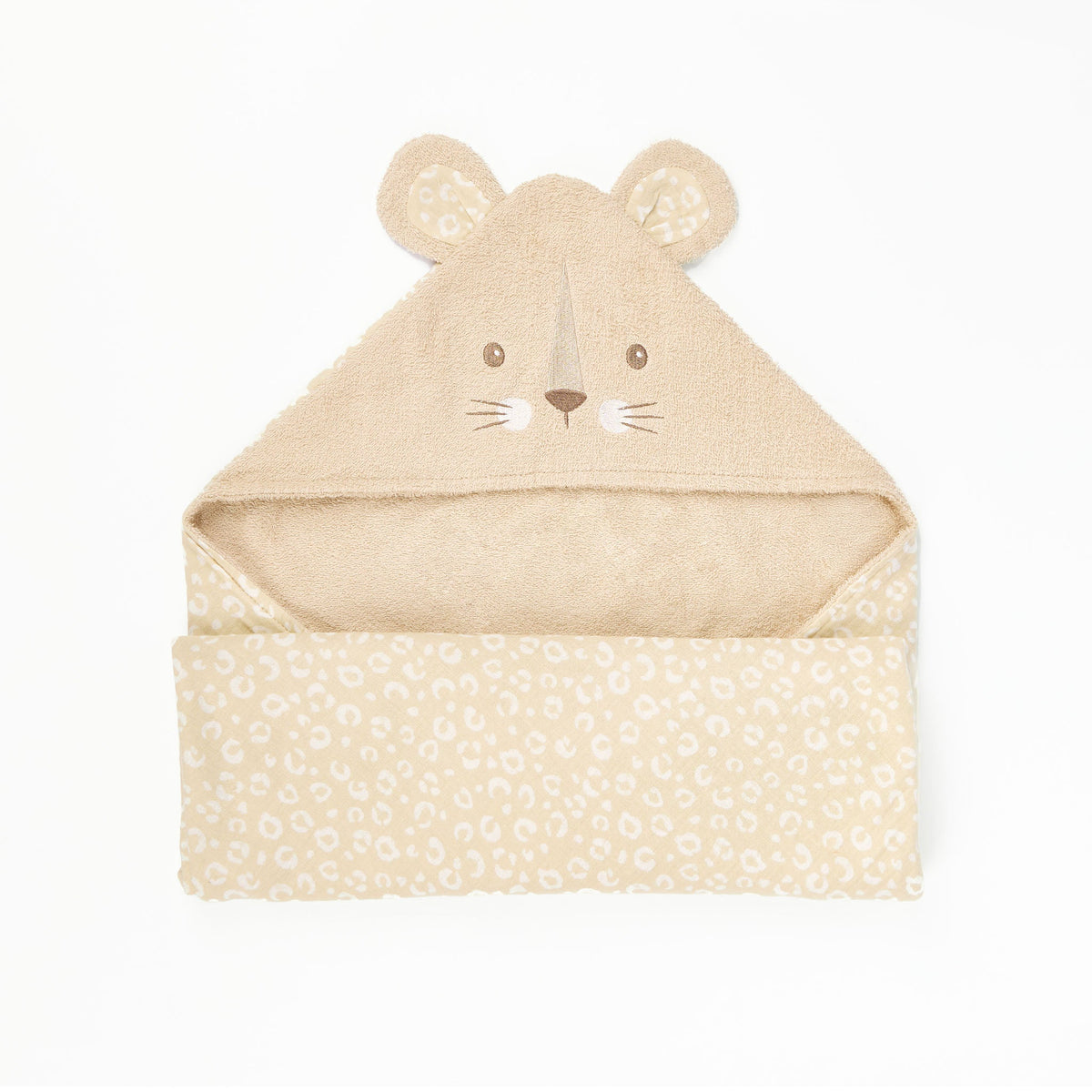 Tutti Bambini Hooded Towel - Love Cats