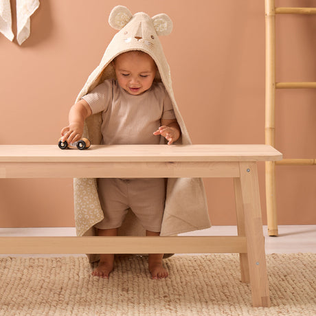 Tutti Bambini Hooded Towel - Love Cats