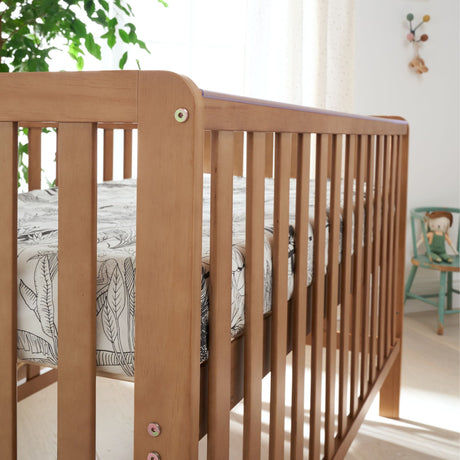 Tutti Bambini Malmo Cot Bed with Rio Furniture 2 Piece Room Set - Dove Grey/Honey Oak