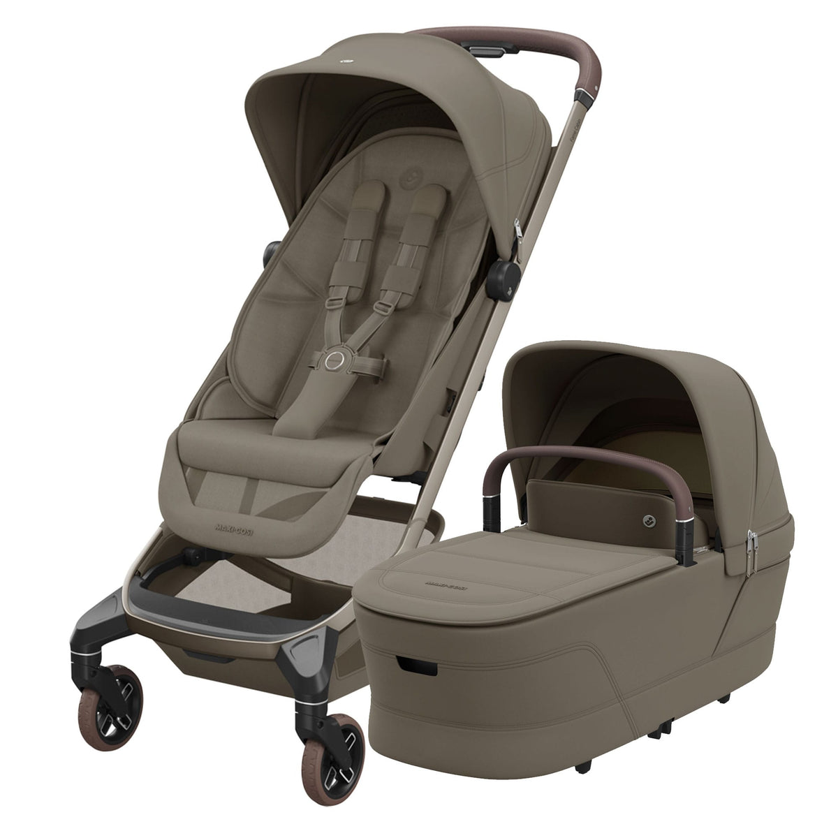 Maxi-Cosi Fame Cabin Complete Pram - Oak Truffle