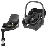 iCandy Peach 7 Twin Pushchair Travel System Bundle with Maxi-Cosi Pebble 360 iSize Car Seat & Base - Black Edition 7