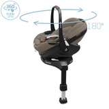 Maxi-Cosi Pebble 360 Pro 2 Car Seat  + Familyfix 360 Pro Isofix Base - Twillic Truffle