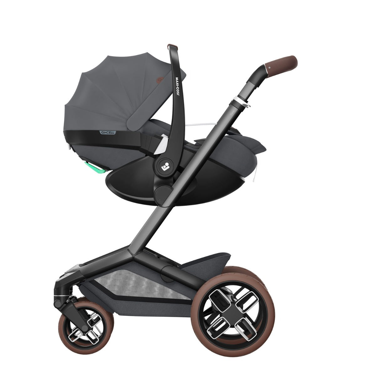 Maxi-Cosi Fame Pebble 360 Pro 2 Travel System Bundle - Twillic Graphite 24