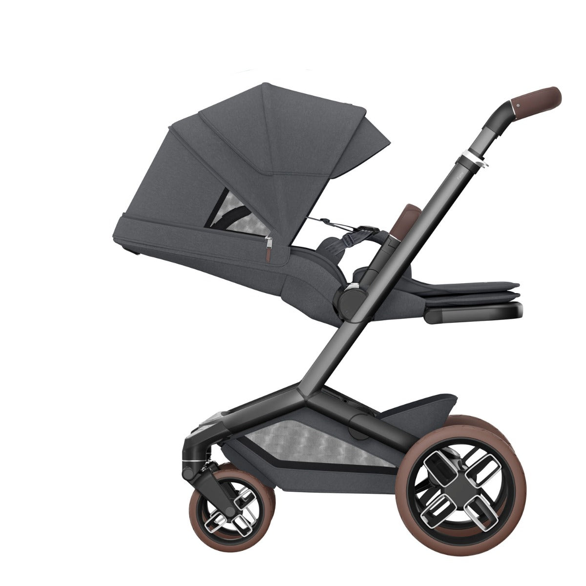 Maxi-Cosi Fame Pushchair + Carrycot - Twillic Graphite 9