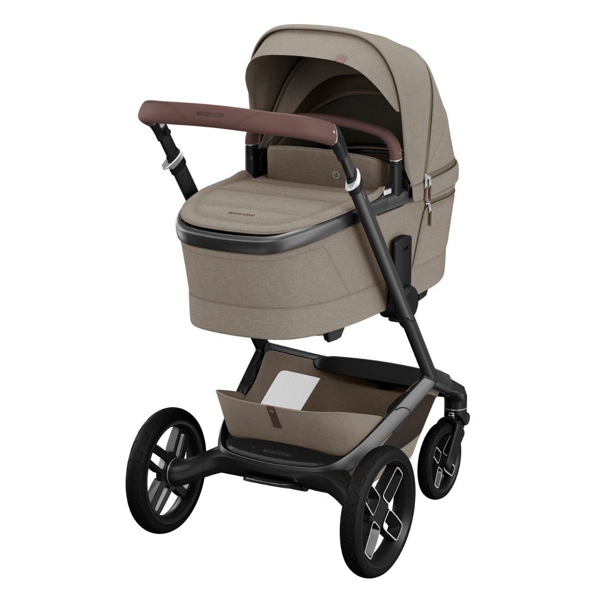 Maxi-Cosi Fame Pebble 360 Pro 2 Travel System Bundle - Twillic Truffle with Black Wheels 13