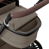 Maxi-Cosi Fame Pushchair + Carrycot - Twillic Truffle with Black Wheels 2