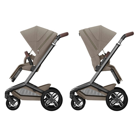 Maxi-Cosi Fame Pushchair - Twillic Truffle with Black Wheels 5