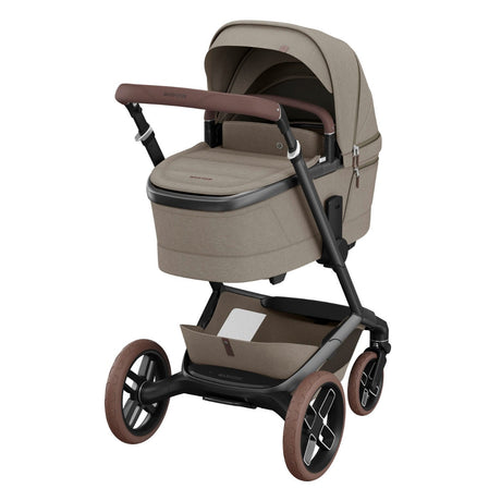 Maxi-Cosi Fame Pebble 360 Pro 2 Premium 9 Piece Travel System Bundle - Twillic Truffle with Brown Wheels 7