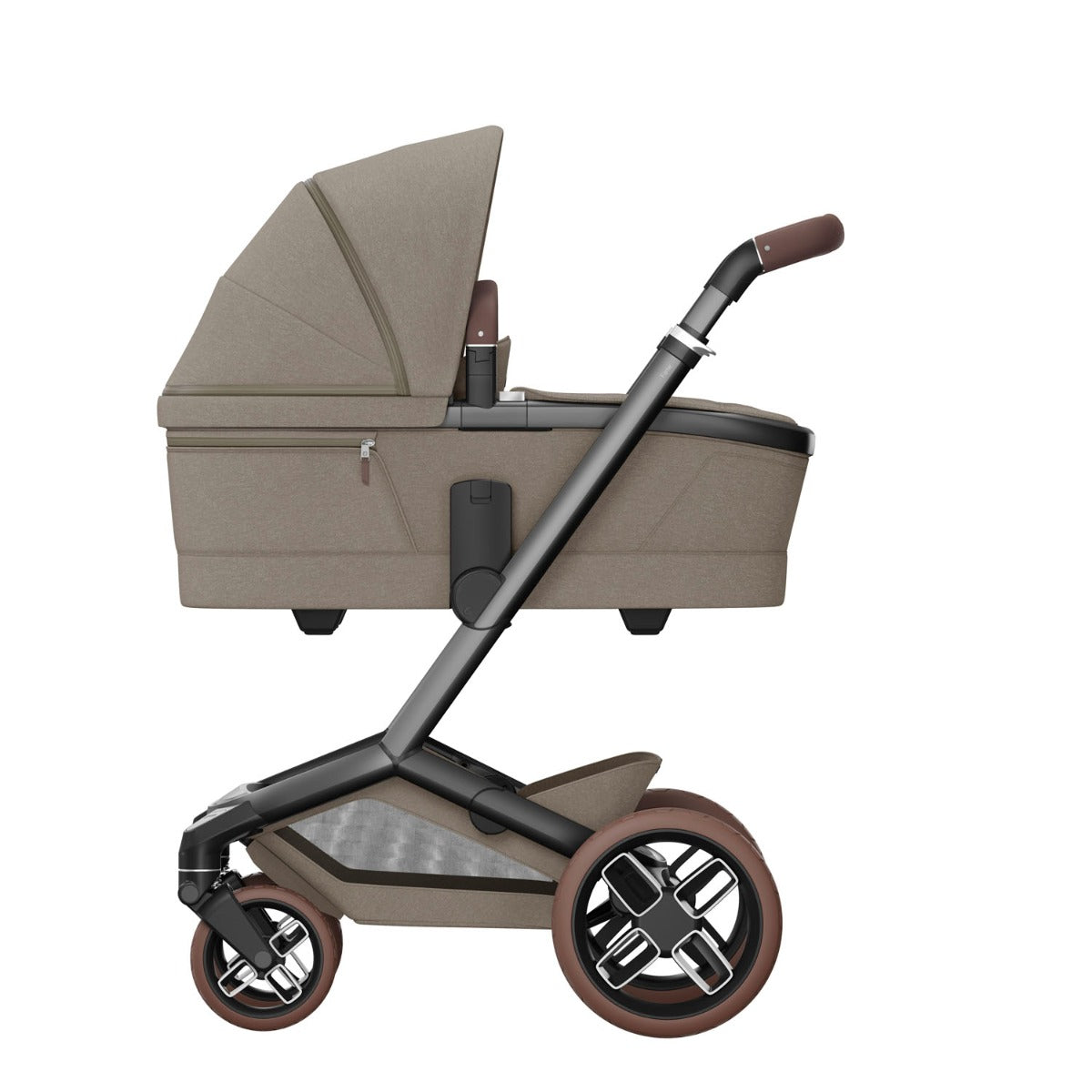 Maxi-Cosi Fame Pebble 360 Pro 2 Travel System Bundle - Twillic Truffle with Brown Wheels 12