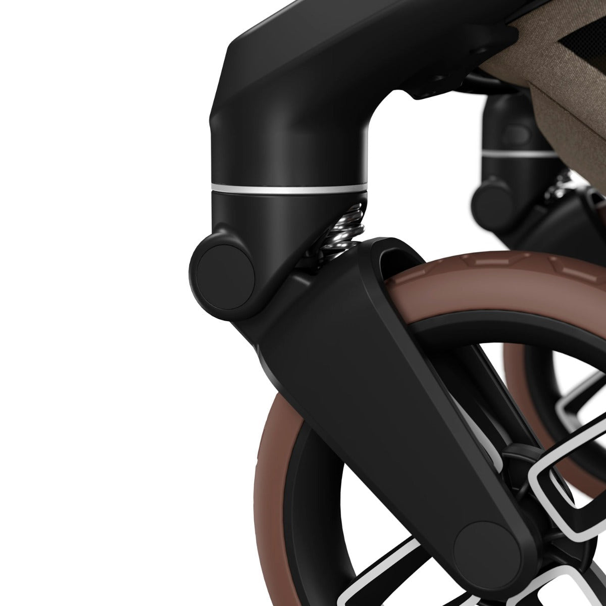 Maxi-Cosi Fame Pushchair - Twillic Truffle with Brown Wheels 6