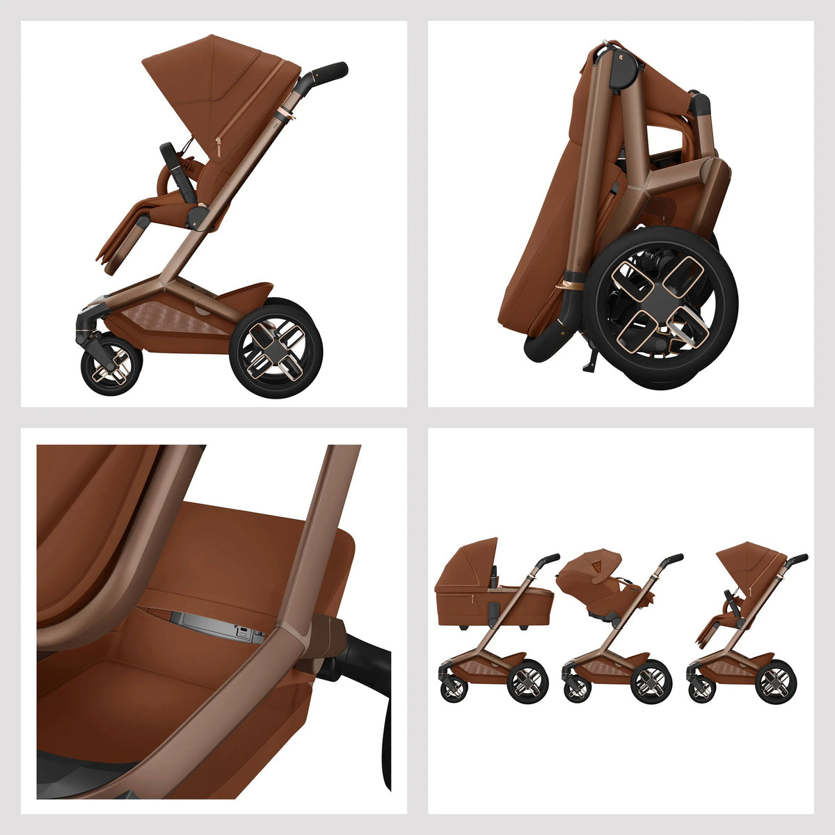 Maxi-Cosi FAME 8 Piece Ultimate Travel System - Copper Terra