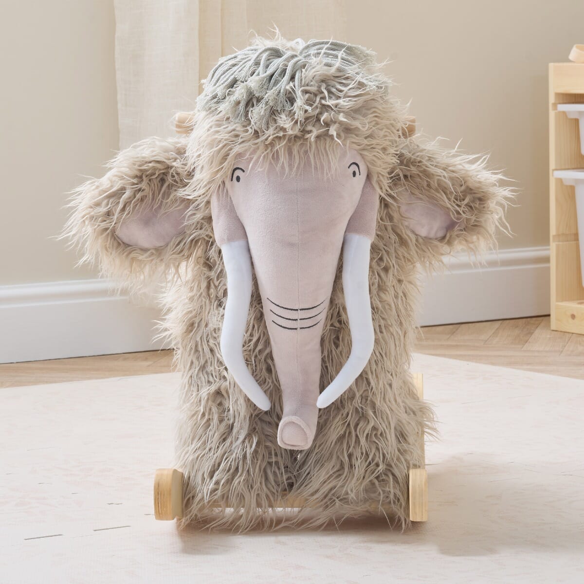 Tutti Bambini Mimi the Woolly Mammoth Rocking Toy - Gray