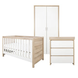 Tutti Bambini Modena 3 Piece Room Set - White & Oak