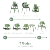Tutti Bambini Nova Maison 7 in 1 Highchair - Matcha