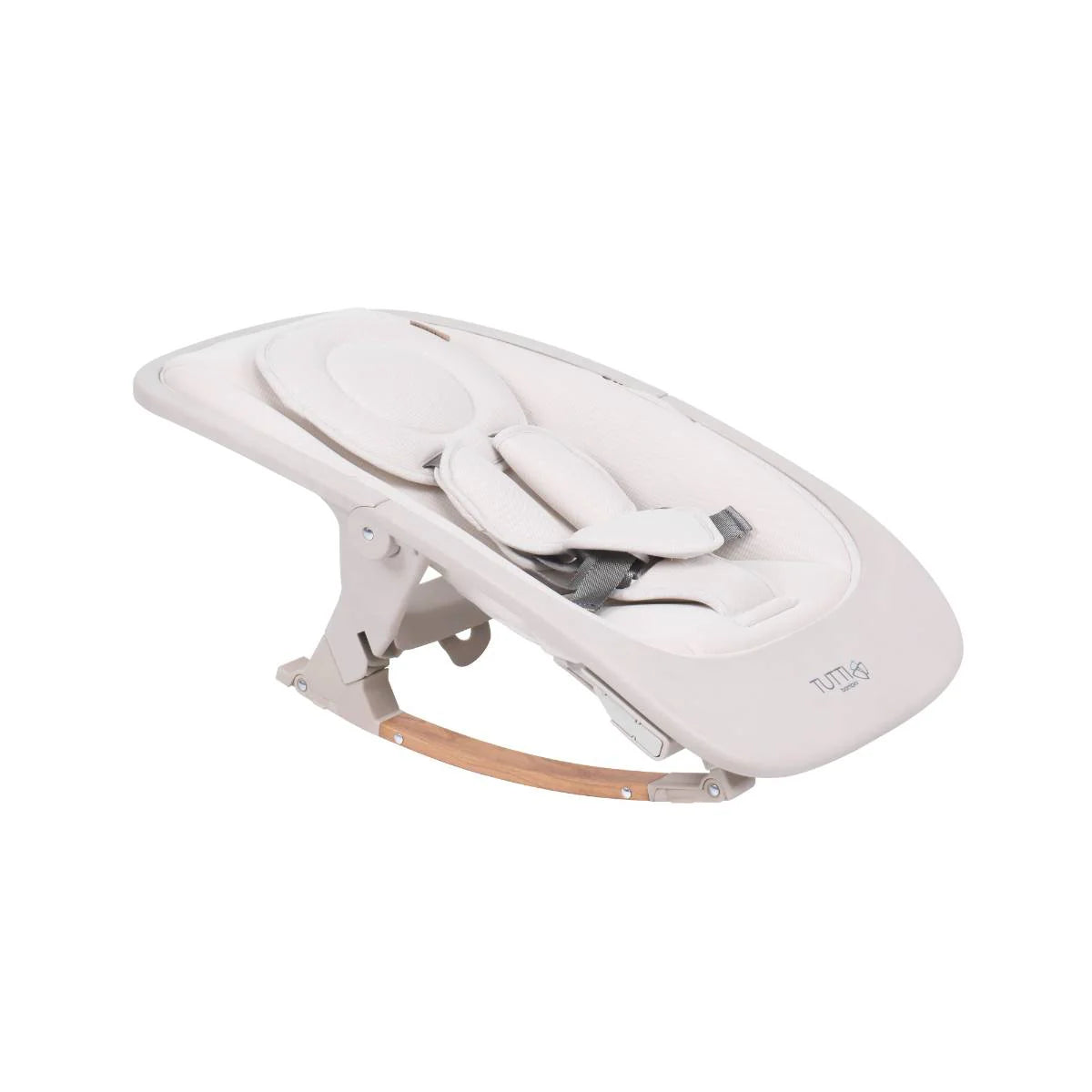 Tutti Bambini Nova Birth to 12 Years Complete Highchair Package - Ecru/Scandinavian Walnut