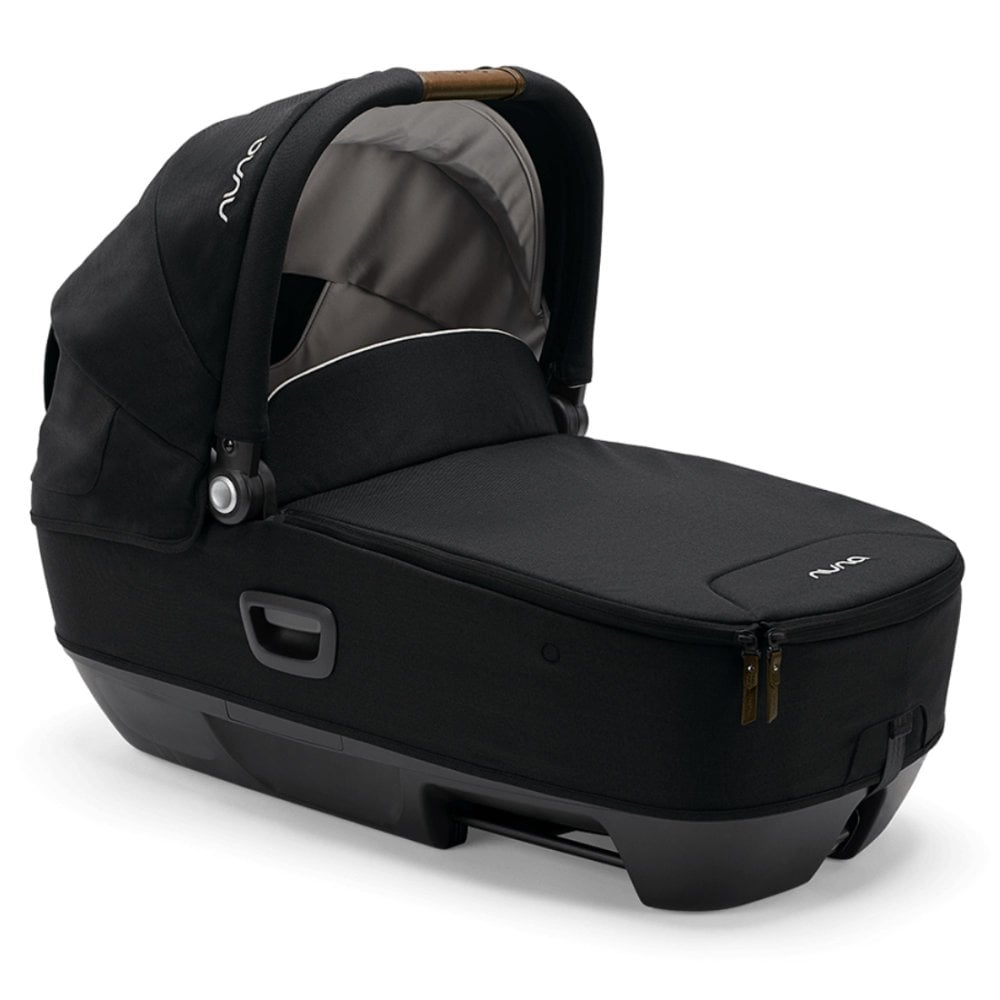 Nuna CARI NEXT Lay Flat Car Carrycot - Caviar | Simply Baby
