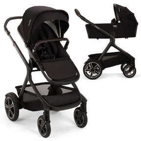 Nuna DEMI NEXT Pushchair and Carrycot - Caviar 1
