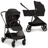 Nuna IXXA Next Stroller + LYTL Carrycot + PIPA URBN Travel System Bundle - Caviar 15