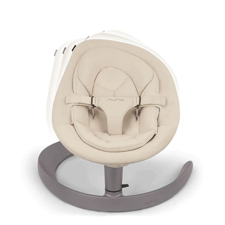Nuna LEAF Grow Rocker with Toy Bar - Cloud 8