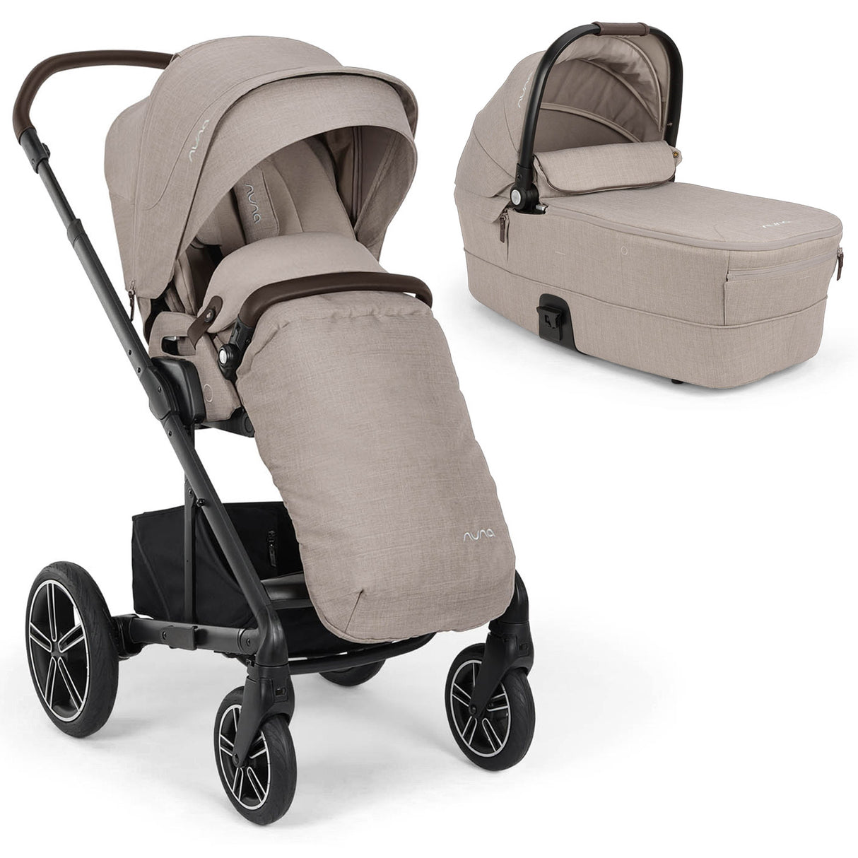 Nuna MIXX Next with ARRA Flex & Base Curv Travel System Bundle - Chateau