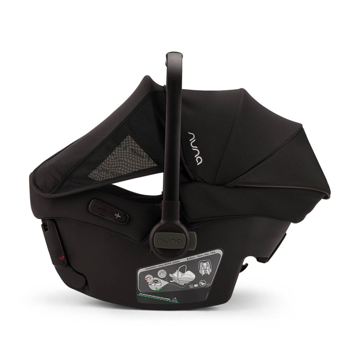 Nuna IXXA Next Stroller + LYTL Carrycot + PIPA URBN Travel System Bundle - Caviar 20