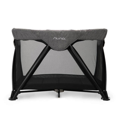 Nuna SENA Aire Travel Cot with Zip On Bassinet - Charcoal 5