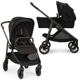 Nuna SWIV Next with ARRA Flex & Base Curv Travel System Bundle - Caviar 22