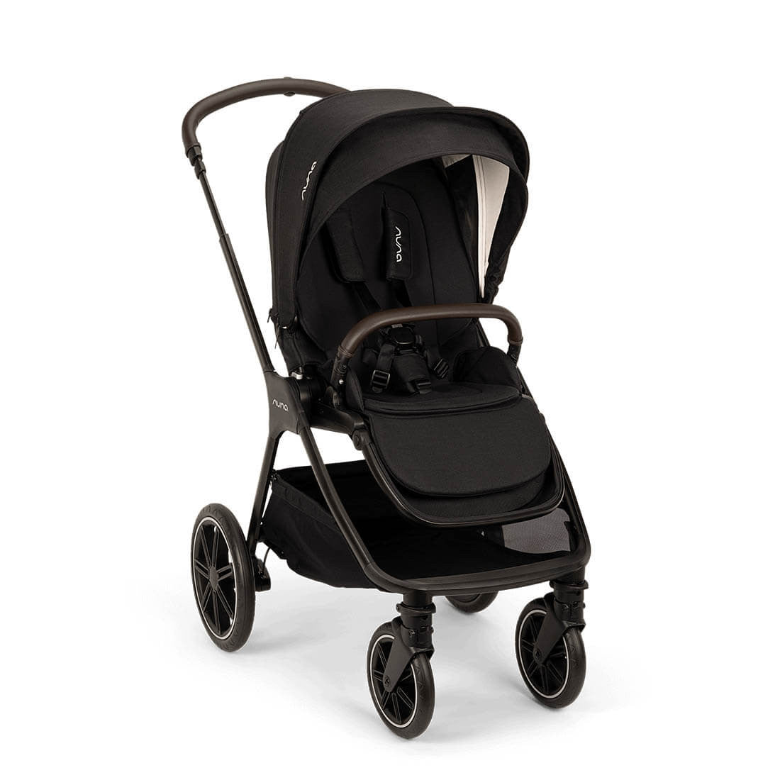 Nuna TRIV LX All Season with ARRA Flex & Base Curv Travel System Bundle - Caviar