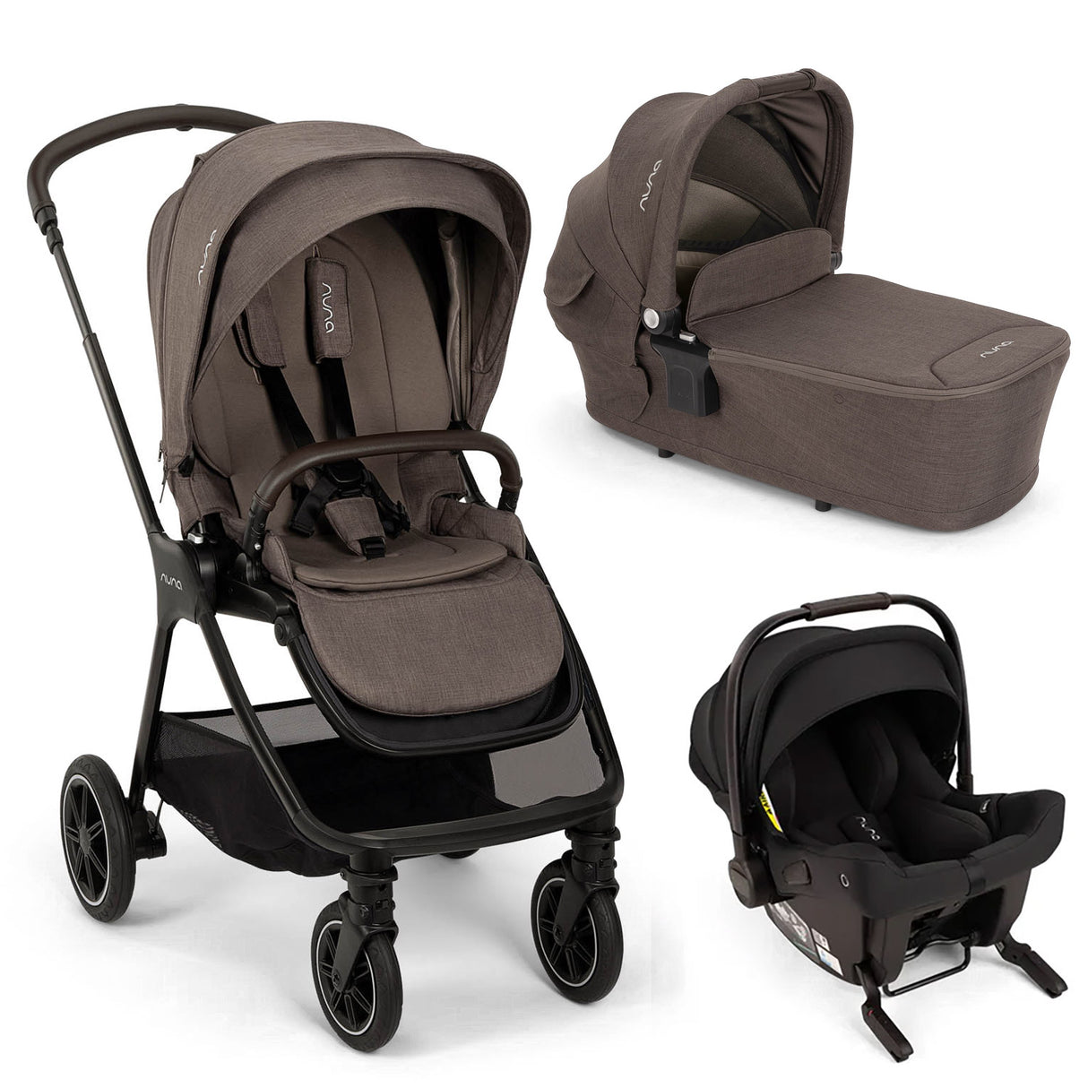 Nuna TRIV Next + PIPA Urbn Bundle - Chestnut