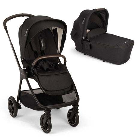 Nuna TRIV Next Stroller + LYTL Carrycot - Caviar 1