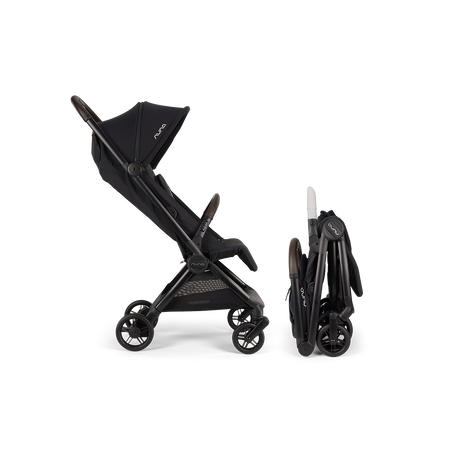 Nuna VIAA Cabn Compact Stroller - Caviar