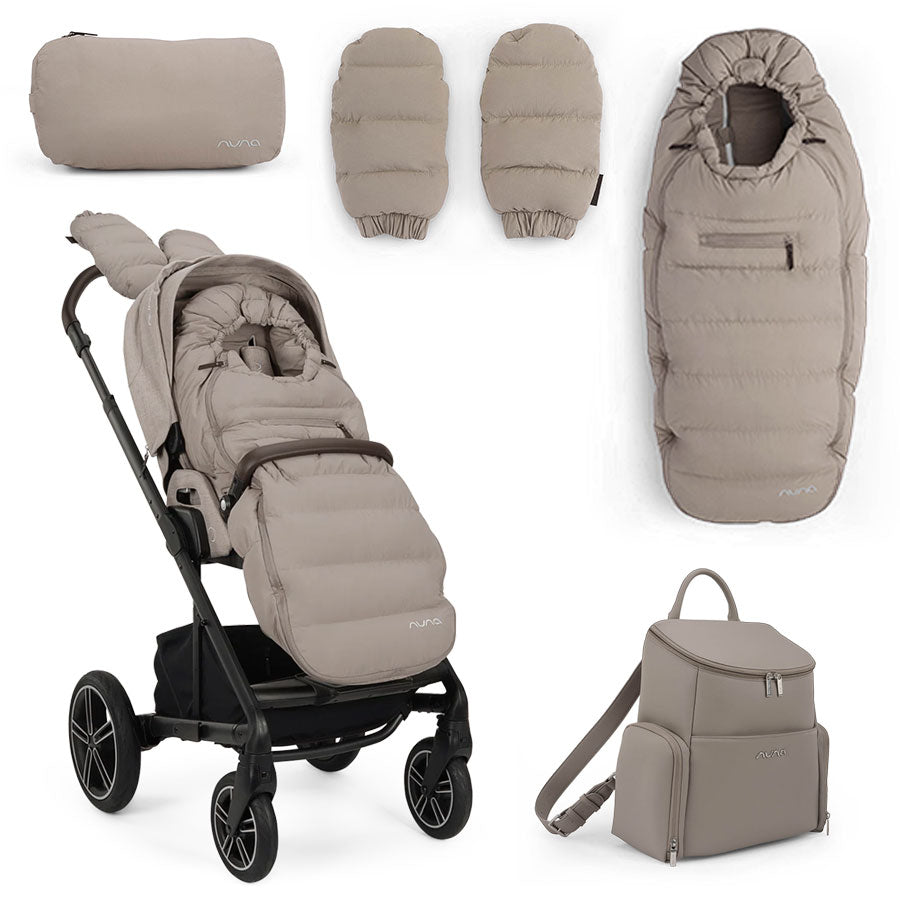Nuna Winter Stroller Set with Changing Bag - Chateau