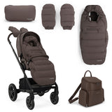 Nuna Winter Stroller Set with Changing Bag - Chestnut