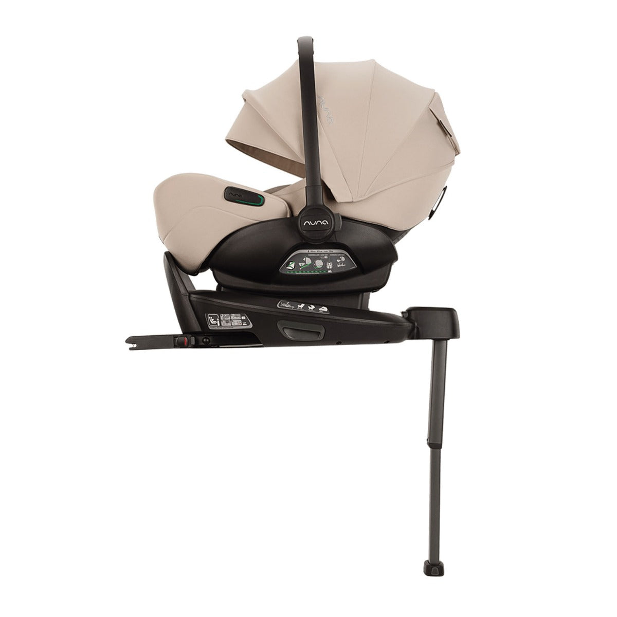 Nuna TRIV Next with ARRA Flex & Base Curv Travel System Bundle - Biscotti 13