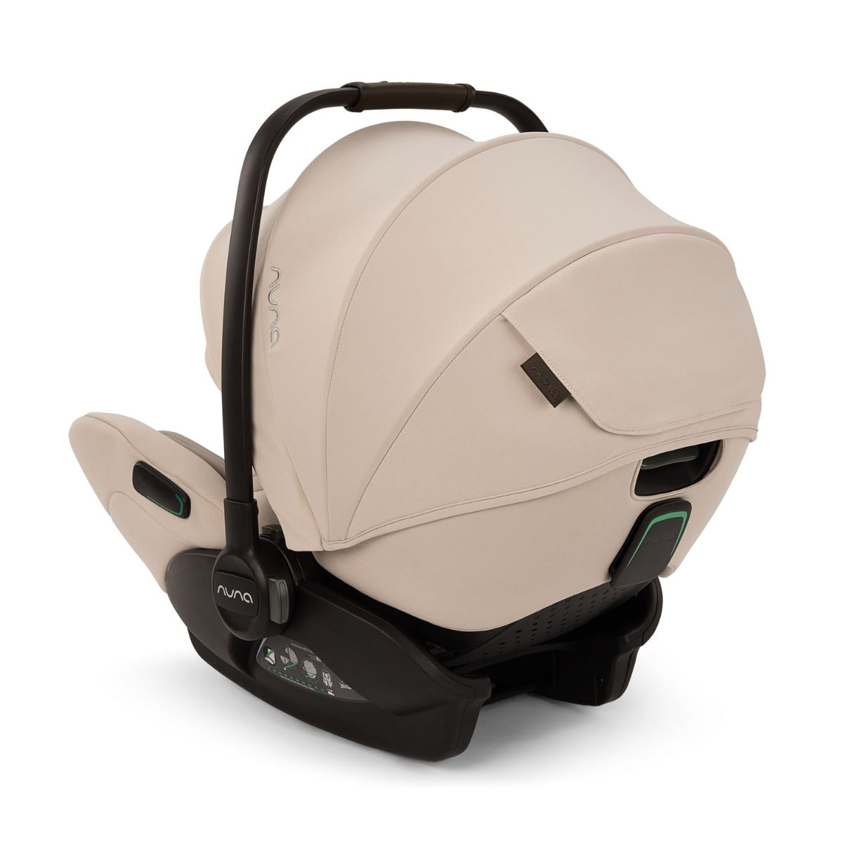 Nuna TRIV Next with ARRA Flex & Base Curv Travel System Bundle - Biscotti 15