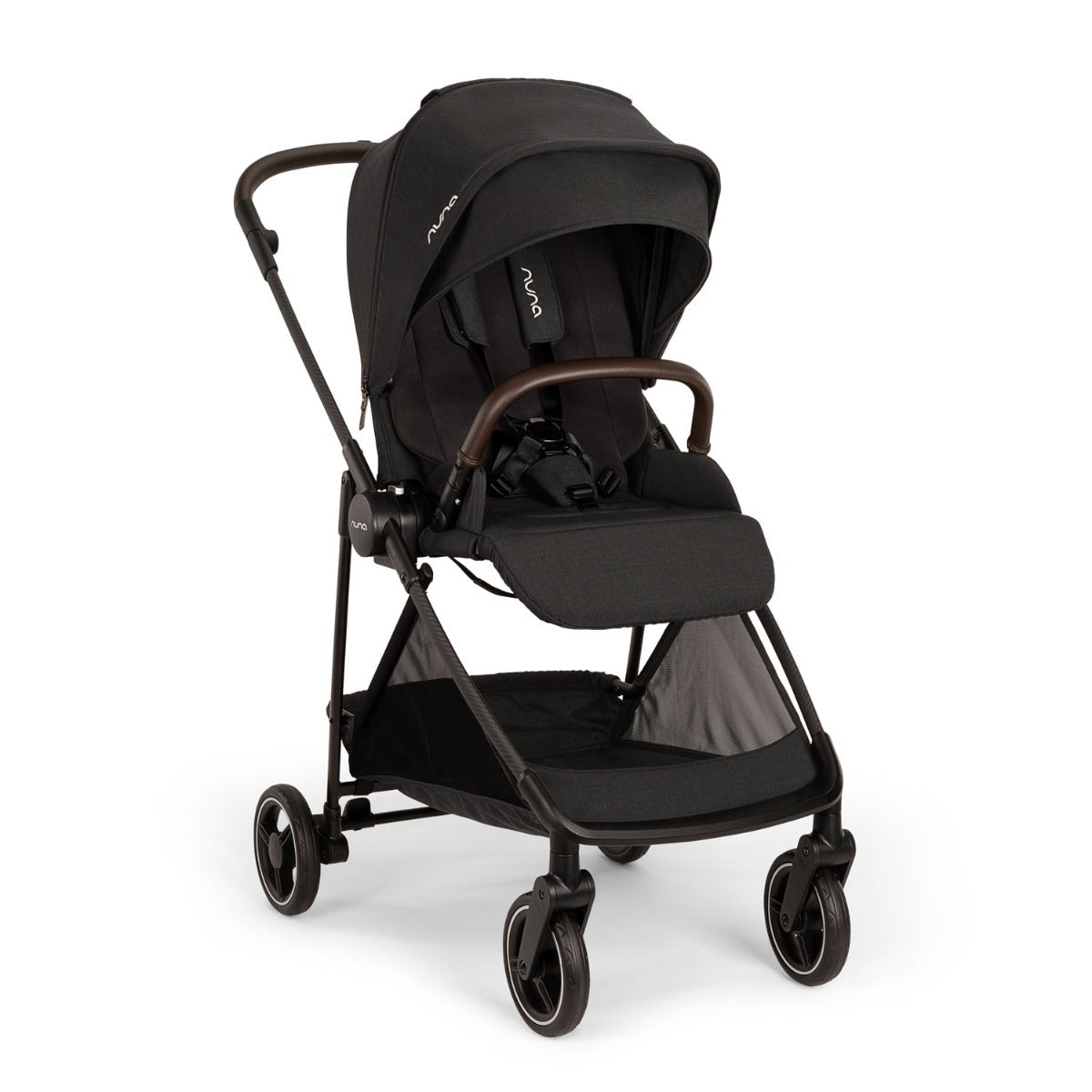 Nuna IXXA Next Stroller + LYTL Carrycot + PIPA URBN Travel System Bundle - Caviar 12