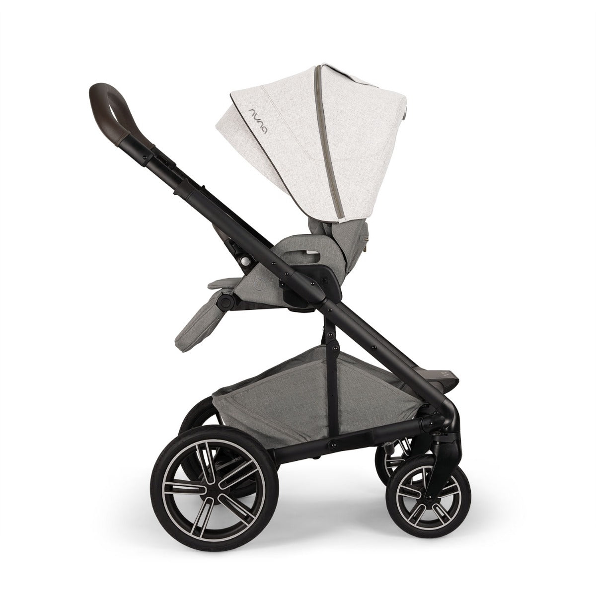 Nuna MIXX Next Pushchair + CARI Carrycot + BASE Next - Mineral 14